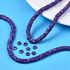 Handmade Polymer Clay Beads Strands CLAY-R089-6mm-161-7