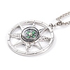 Stainless Steel Box Chain Necklaces LS-NJEW-P304-01C-1