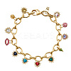 20Pcs 10 Colors Golden Alloy Pendants FIND-FI0001-25-5