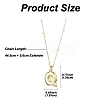 1Pc Initial Letter Brass Pendant Necklaces NJEW-YW0001-24Q-2
