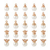Craftdady 50Pcs 5 Styles Resin Imitation Pearl Pendants FIND-CD0001-32-2