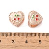 Rack Plating Alloy Enamel European Beads PALLOY-S189-51RG-2