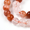 Natural Red Hematoid Quartz Beads Strands G-T140-4mm-01-4