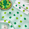 120Pcs 2 Colors Opaque Resin Cabochons RESI-ME0001-24-4