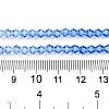 Gradient Color Baking Paint Glass Bead Strands LS-DGLA-A039-T6mm-A020-5