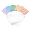 100Pcs Rectangle Clear Polypropylene Cellophane Bags CDIS-TA0001-36C-10