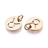 304 Stainless Steel Charms STAS-Q201-T445-2R-2