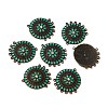Tibetan Style Alloy Enamel Chandelier Components Links ENAM-WH0054-56A-1