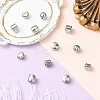 12Pcs 6 Styles 304 Stainless Steel European Style Clasps STAS-CJ0002-77-5
