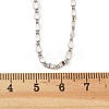 Brass Oval Link Chain Necklaces for Women NJEW-D302-26P-5