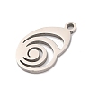 Non-Tarnish 201 Stainless Steel Pendants LS-STAS-U016-09P-02-2