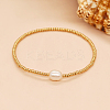Gold Color 11/O TOHO Seed Beadd Strecth Bracelets HR2710-1-1