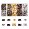 500Pcs 10 Style Tibetan Style Alloy Spacer Beads TIBEB-AR0001-06-1