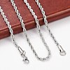 Tarnish Resistant 304 Stainless Steel Rope Chain Necklaces LS-STAS-M174-013P-3