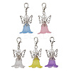 5Pcs 5 Colors Glass Pearl Beads & Acrylic Pendant Decorations HJEW-JM03223-02-2