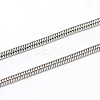 3.28 Feet 304 Stainless Steel Snake Chains X-CHS-L001-163-2mm-1