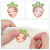Strawberry/Carrot/Star Embroidery Cloth Sew on Appliques PATC-WH0008-135-3