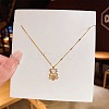 Acrylic with Rhinestone Pendant Necklaces FS-WG30730-32-1
