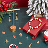 52Pcs 13 Styles Christmas Theme Zinc Alloy Pendants FIND-SC0012-62-4