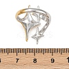 Adjustable 304 Stainless Steel Cuff Rings for Women LS-RJEW-B135-01GP-11-3