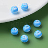 Opaque Striped Acrylic Beads MACR-S373-27D-09-6
