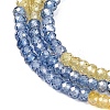 Transparent Gradient Color Cubic Zirconia Strand ZIRC-NH0002-01I-3