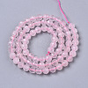 Natural Rose Quartz Beads Strands G-R465-10-2
