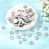 Tarnish Resistant 201 Stainless Steel Stamping Blank Tag Pendants STAS-Q025-1-5