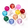 Baking Paint Transparent Glass Beads X1-DGLA-Q022-8mm-M-2