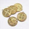 Tibetan Style Alloy Big Pendants TIBEP-A17171-AG-LF-1