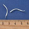 Brass Twist Tube Beads KK-B120-02B-S-3