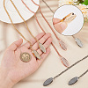 8Pcs 4 Style Alloy Napkin Clip AJEW-OC0004-44-3