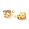 Brass Micro Pave Cubic Zirconia Charms KK-S336-02G-E-2