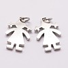 Tarnish Resistant 316 Surgical Stainless Steel Pendants LS-STAS-K116-01P-B-1