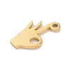 304 Stainless Steel Charms STAS-K286-01K-G-2