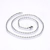 Tarnish Resistant 304 Stainless Steel Cable Chain Necklaces LS-NJEW-P226-01P-05-1