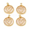 Brass Resin Pendants KK-I475-01G-01-1