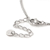 Non-Tarnish Vacuum Plating 304 Stainless Steel Box Chain Necklaces NJEW-C045-04P-3