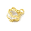 Real 18K Gold Plated Rack Plating Brass Micro Pave Cubic Zirconia Pendants Charms KK-S396-05B-2