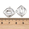 304 Stainless Steel Pendants STAS-L303-23P-3