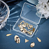 48Pcs 6 Style Brass Pendants KK-BBC0003-26-7