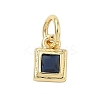 Brass Pave Cubic Zirconia Pendants KK-K368-13G-05-1
