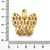 Brass Micro Pave Cubic Zirconia Pendants KK-C094-03G-3