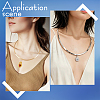 2Pcs 2 Colors 304 Stainless Steel Wire Wrap Collar Necklaces Set for Women NJEW-UN0001-34-4