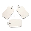 Tarnish Resistant Rectangle Tag Pendants LS-STAS-H061-04-2