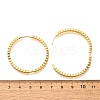 Rack Plating Brass Micro Pave Clear Cubic Zirconia Hoop Earrings for Women EJEW-C125-17B-G-5