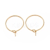 Ion Plating(IP) 316L Surgical Stainless Steel Hoop Earring Findings LS-STAS-D164-04G-1