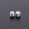 Opaque White Acrylic Beads MACR-Q242-010L-2