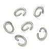Tarnish Resistant Oval 304 Stainless Steel Open Jump Rings STAS-R067-01-1
