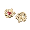 304 Stainless Steel Enamel Pendants STAS-Z121-38G-01-3